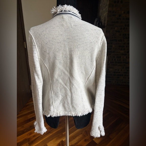 Nic + Zoe White & Navy Tweed Jacket, ECU - Picture 4 of 11